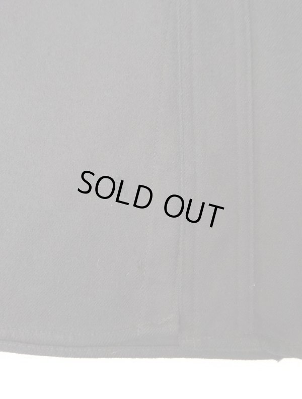 画像5: 40'S アメリカ軍 US NAVY 片側フラップ付きポケット イカリボタン ウール CPOシャツ ダークネイビー (VINTAGE)