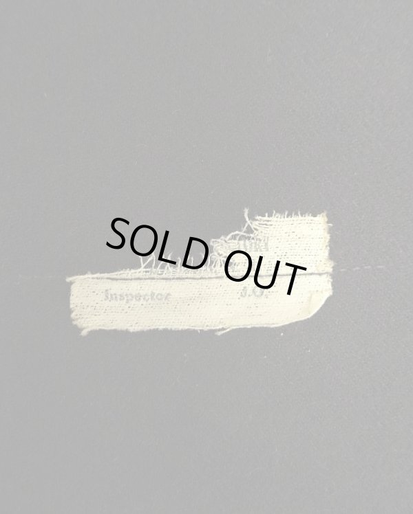 画像4: 40'S アメリカ軍 US NAVY 片側フラップ付きポケット イカリボタン ウール CPOシャツ ダークネイビー (VINTAGE)