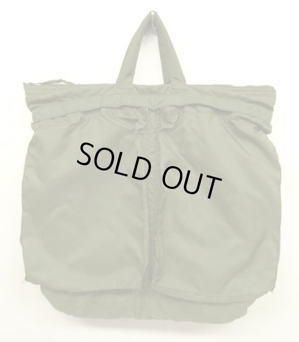 画像2: 70'S アメリカ軍 USAF "パイルライナー" フライヤーズ ヘルメットバッグ ミリタリーグリーン (VINTAGE)