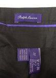 画像2: RALPH LAUREN "PURPLE LABEL" ツープリーツ ウールパンツ ネイビー イタリア製 (USED)