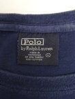 画像2: 90'S RALPH LAUREN ロゴ刺繍 半袖 Tシャツ ネイビー (VINTAGE)