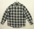 画像1: 90'S J.CREW 旧タグ コットン 長袖シャツ オンブレチェック (VINTAGE)