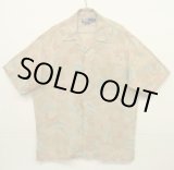 画像: 90'S RALPH LAUREN リネン 半袖 オープンカラーシャツ フローラル柄 (VINTAGE)