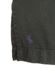 画像3: 90'S RALPH LAUREN "CALDWELL"  裾ロゴ コットン 半袖 オープンカラーシャツ ブラック (VINTAGE)