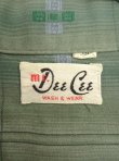 画像2: 60'S Mr.Dee Cee コットン/ジャガード 長袖 オープンカラーシャツ オンブレチェック/刺繍 (VINTAGE)