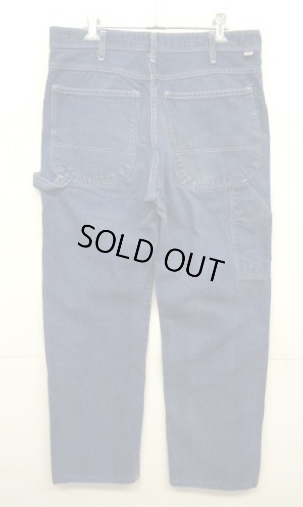 画像6: 80'S DICKIES チビタグ デニム ペインターパンツ インディゴ 42TALONジップ W33L30 USA製 (VINTAGE)