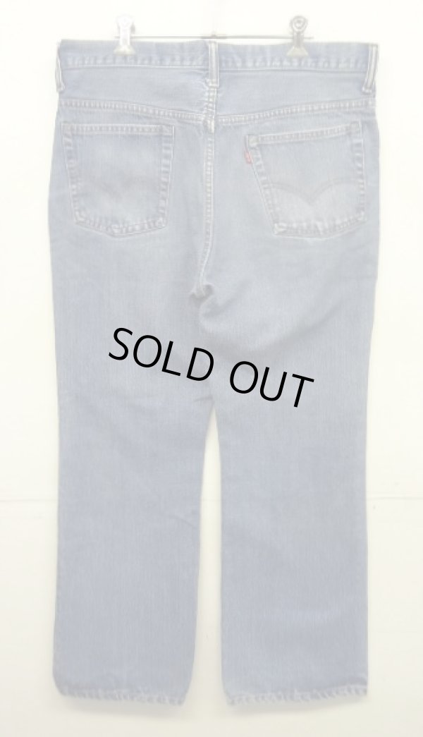画像8: 70'S LEVIS 517 "66モデル" 内股シングル バック裏シングル デニム インディゴ 刻印8 42TALONジップ USA製 W36L30 (VINTAGE)
