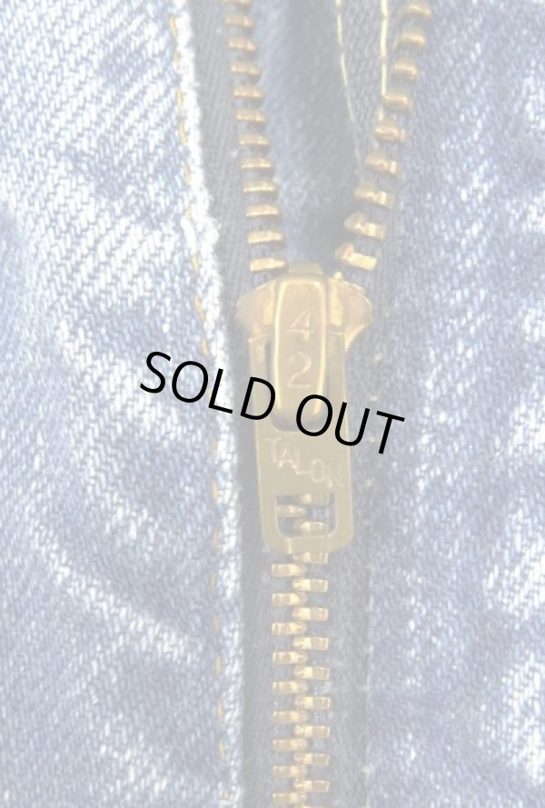 画像4: 70'S LEVIS 517 "66モデル" 内股シングル バック裏シングル デニム インディゴ 刻印8 42TALONジップ USA製 W36L30 (VINTAGE)