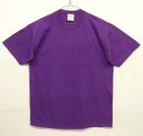 画像: 90'S LL Bean x RUSSELL ATHLETIC ポケット付き 半袖 Tシャツ グレープ USA製 (VINTAGE)