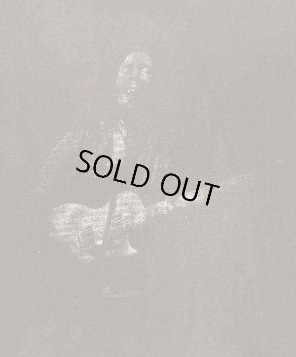 画像3: 90'S BOB MARLEY 両面プリント 半袖 Tシャツ フェードブラック (VINTAGE)