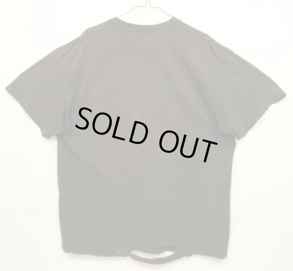 画像5: 90'S BOB MARLEY 両面プリント 半袖 Tシャツ フェードブラック (VINTAGE)