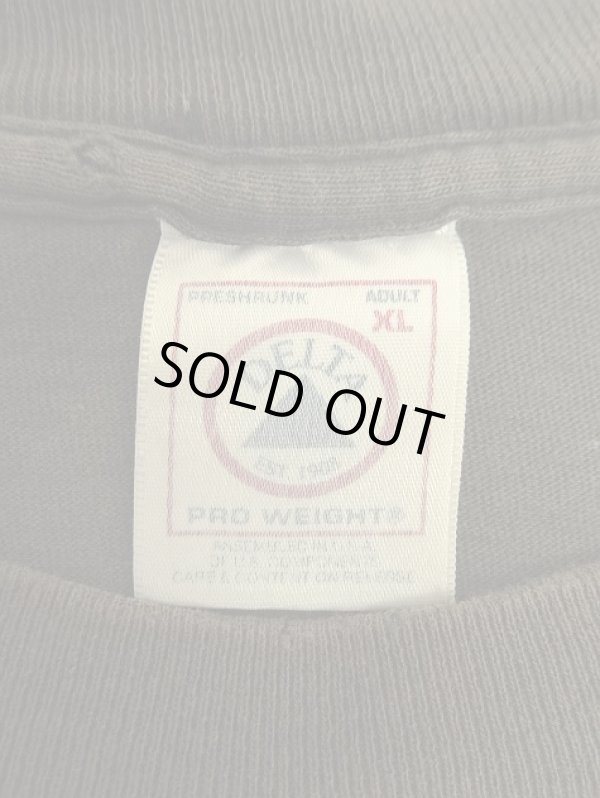 画像2: 90'S BOB MARLEY 両面プリント 半袖 Tシャツ フェードブラック (VINTAGE)