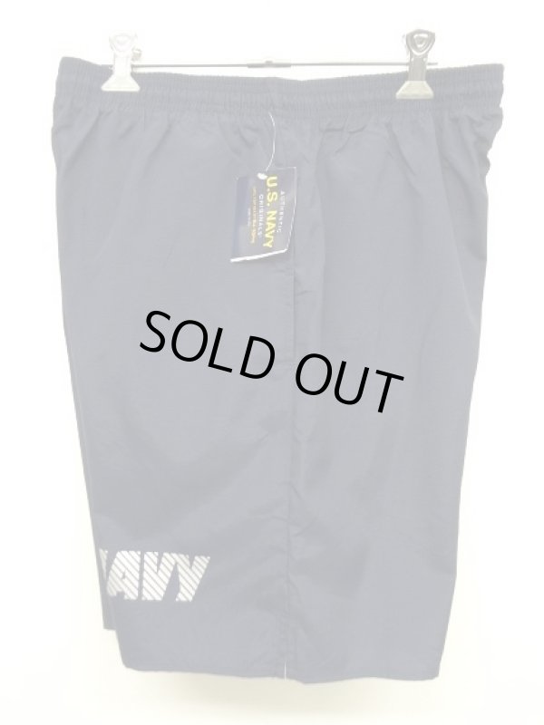 画像5: アメリカ軍 US NAVY "M.J.SOFFE製" ナイロン トレーニングショーツ ネイビー USA製 (DEADSTOCK)
