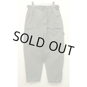 画像: イタリア軍 エアフォース ベルト付き フィールドパンツ グレーカーキ (DEADSTOCK)