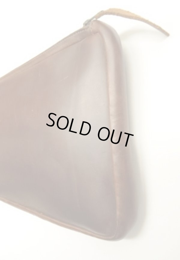 画像3: FERNAND LEATHER "CLUTCH BAG W/ZIP" オールレザー クラッチバッグ ブラウン USA製 (USED)