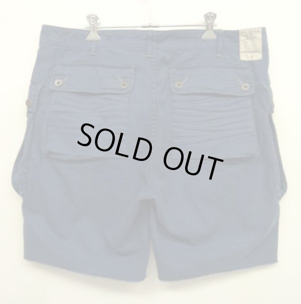 画像6: 90'S RALPH LAUREN ヘリンボーンツイル ドーナツボタン カーゴショーツ ネイビー (VINTAGE)