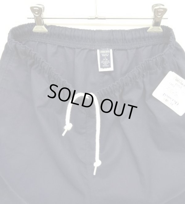 画像3: 90'S LANDS' END コットンツイルショーツ ネイビー USA製 (DEADSTOCK)