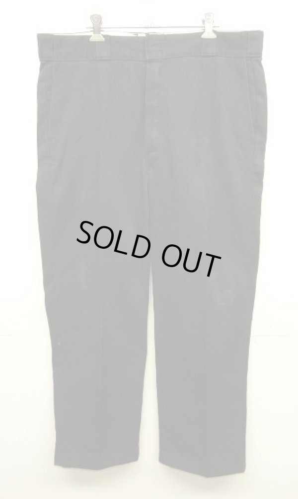 画像4: 80'S DICKIES 874 チビタグ ワークパンツ ブラック W36L30 USA製 (VINTAGE)