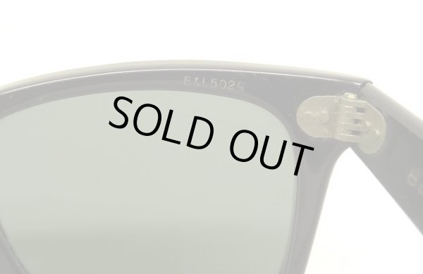 画像7: 80'S B&L ボシュロム製 RAY-BAN "WAYFARER" サングラス ブラック USA製 (VINTAGE)
