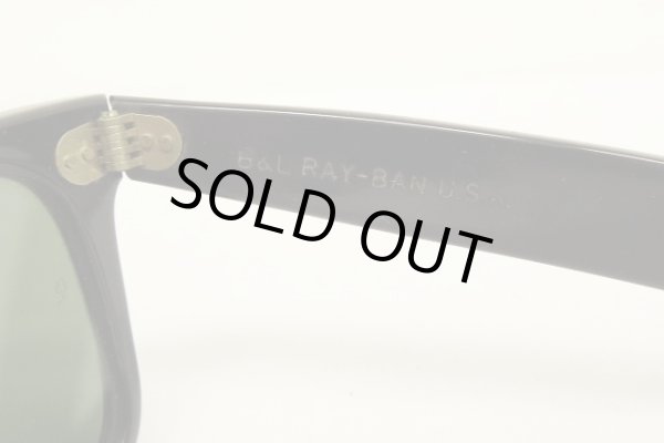 画像8: 80'S B&L ボシュロム製 RAY-BAN "WAYFARER" サングラス ブラック USA製 (VINTAGE)