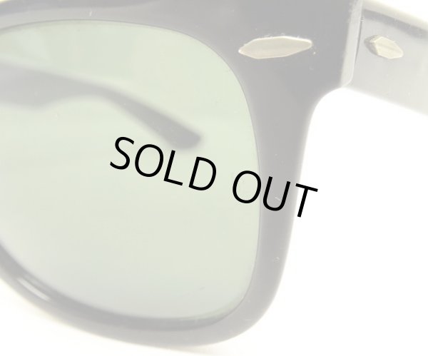 画像5: 80'S B&L ボシュロム製 RAY-BAN "WAYFARER" サングラス ブラック USA製 (VINTAGE)