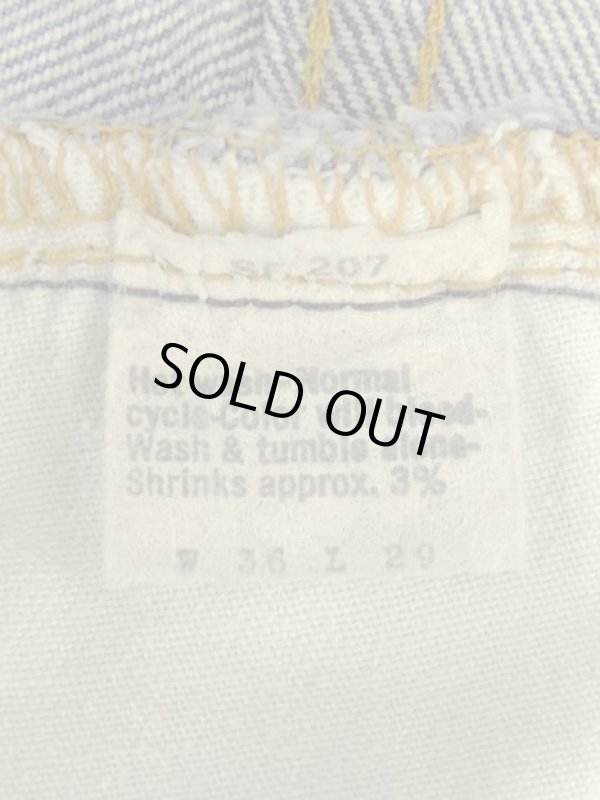 画像2: 70'S LEVIS 517 "66前期モデル" 内股シングル バック裏シングル デニム インディゴ 刻印2 42TALONジップ USA製 W36L29 (VINTAGE)