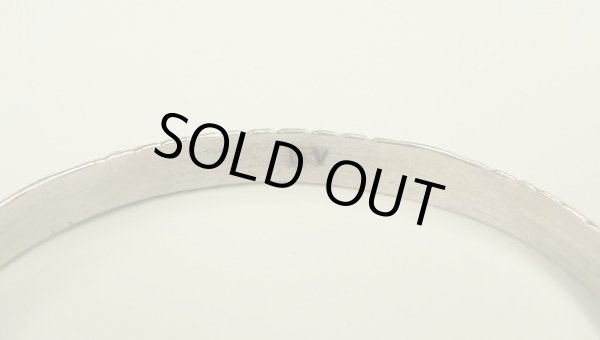 画像5: ナバホ族 インディアンジュエリー "DELVERT VANDEVER" シルバー トライアングルバングル (NEW)