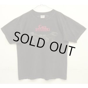 画像: 90'S CATS LAUGHING シングルステッチ 半袖 Tシャツ フェードブラック USA製 (VINTAGE)