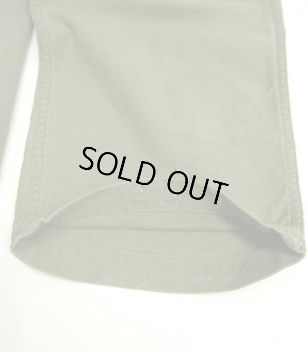 画像5: 60'S アメリカ軍 US ARMY "OG107" 初期モデル コットンサテン 平ボタン ベイカーパンツ W36L33 (VINTAGE)