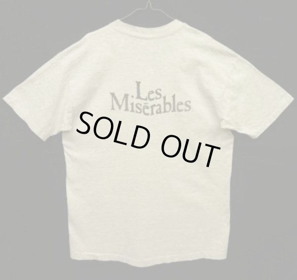 画像5: 80'S LES MISERABLES シングルステッチ 両面プリント 半袖 Tシャツ グレー USA製 (VINTAGE)