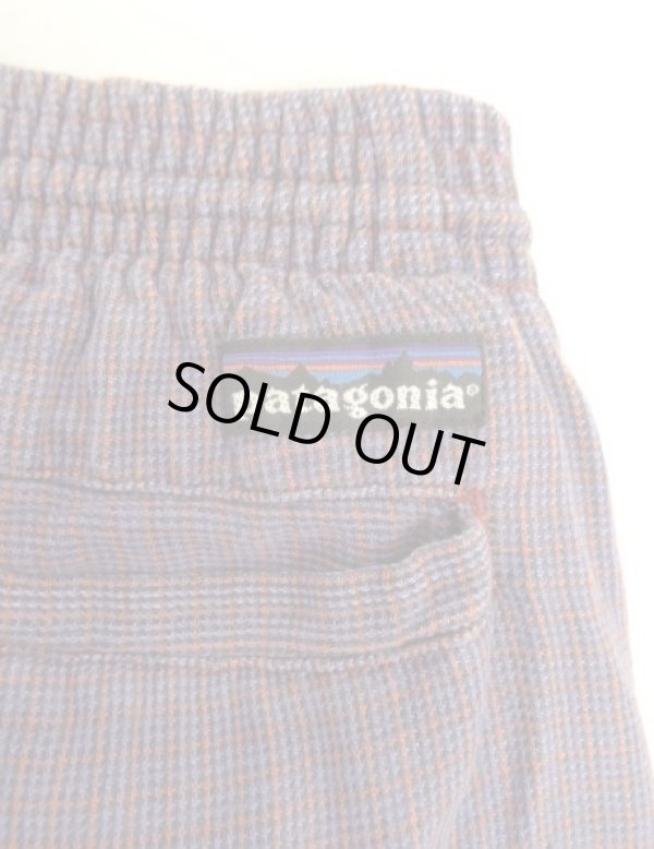 画像6: 90'S PATAGONIA "MONDOS SHORTS" 雪無しタグ ドローコード付き ツータックショーツ パープルチェック (VINTAGE)