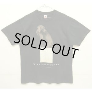 画像: 90'S WILLIAM WEGMAN "IN THE BOX" FOTOFOLIO製 Tシャツ ブラック USA製 (VINTAGE)