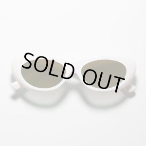 画像: H OPTICAL "H-10" サングラス ホワイト/ブラウンレンズ (NEW)