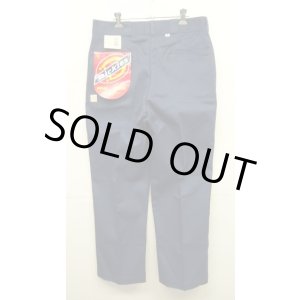 画像: 80'S DICKIES 874 チビタグ ワークパンツ ネイビー W36L30 USA製 (DEADSTOCK)