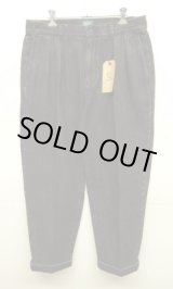 画像: WOODBLOCK "2TUCK BLACK DENIM TROUSER" BLACK (NEW)