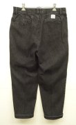 画像3: WOODBLOCK "2TUCK BLACK DENIM TROUSER" BLACK (NEW)