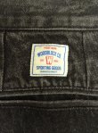 画像4: WOODBLOCK "2TUCK BLACK DENIM TROUSER" BLACK (NEW)