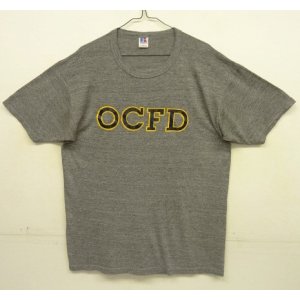 画像: 90'S RUSSELL ATHLETIC "OCFD" シングルステッチ Tシャツ ヘザーグレー USA製 (VINTAGE)