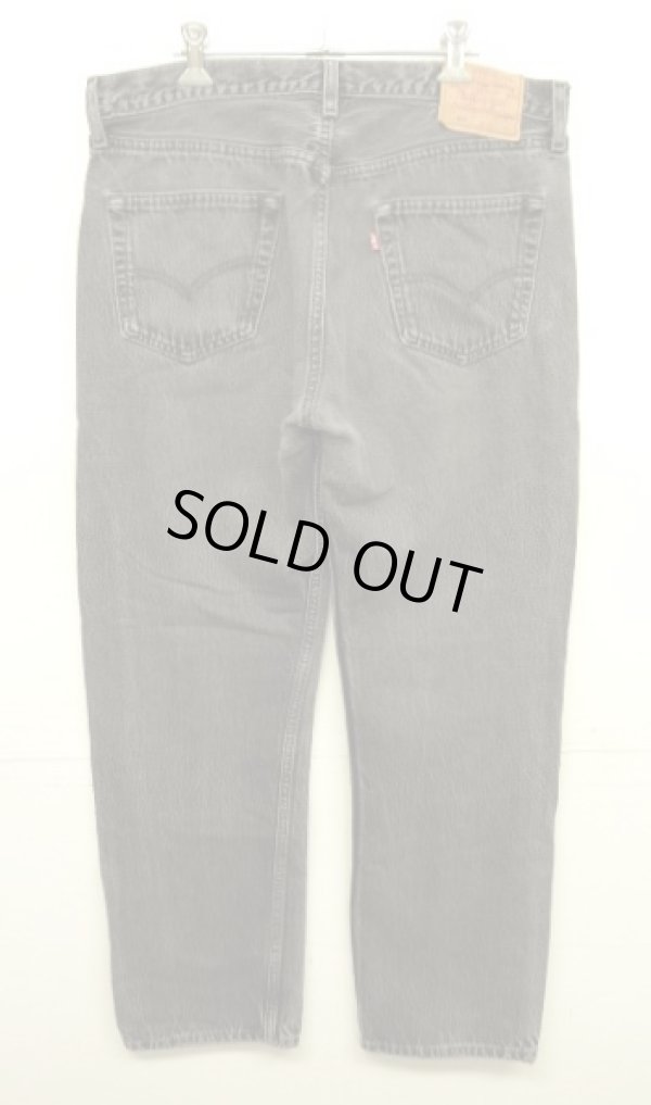 画像3: 90'S LEVIS 501 デニム ブラック USA製 W36L30 (VINTAGE)