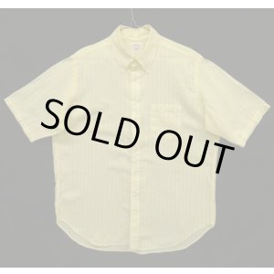 画像: 80'S BROOKS BROTHERS コットン/リネン 半袖 BDシャツ ストライプ USA製 (VINTAGE)