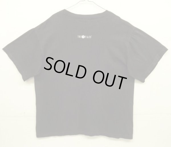 画像5: 90'S THE X FILES "trust  no one" 両面プリント 半袖 Tシャツ ブラック (VINTAGE)