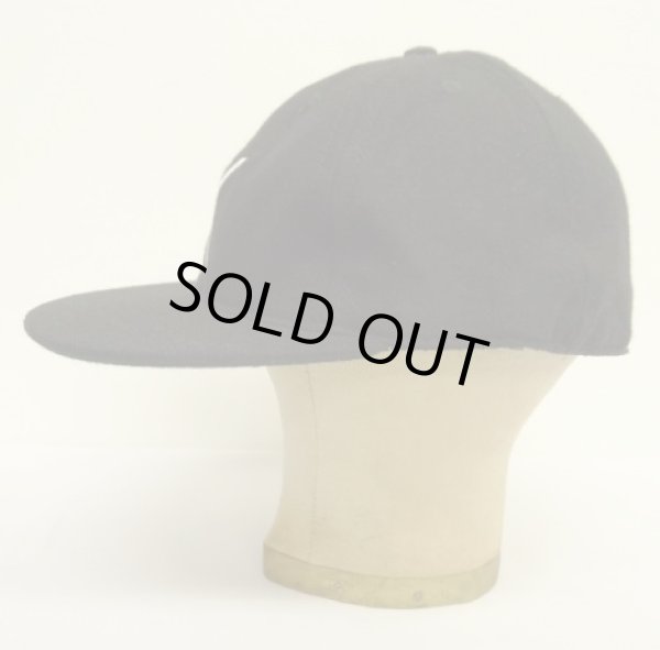 画像3: IDEAL CAP COMPANY "X" ウールキャップ ブラック USA製 (DEADSTOCK)