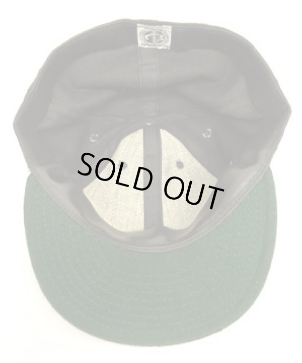 画像5: IDEAL CAP COMPANY "X" ウールキャップ ブラック USA製 (DEADSTOCK)