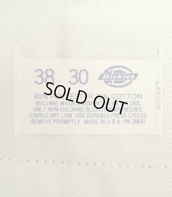 画像6: 80'S DICKIES 874 チビタグ ワークパンツ ネイビー W38L30 USA製 (DEADSTOCK)