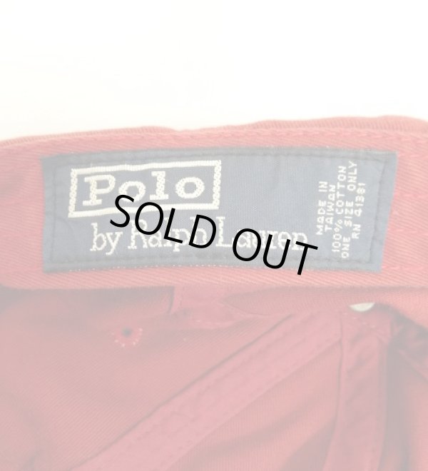 画像6: 90'S RALPH LAUREN ワッペン付き トラッカーキャップ レッド (VINTAGE)