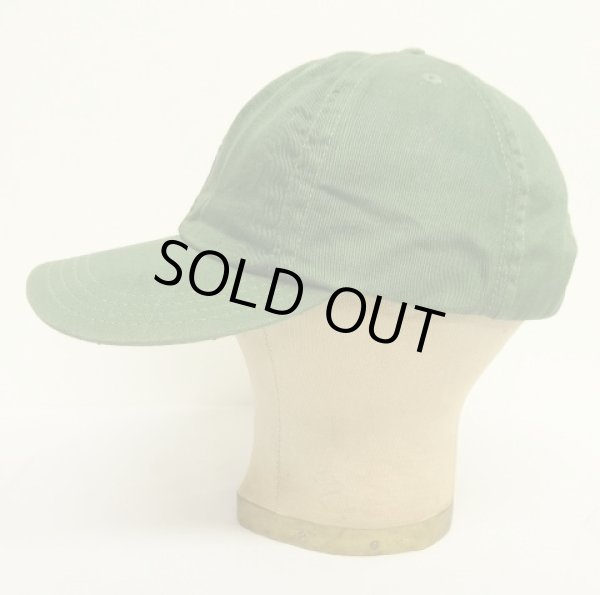 画像3: 90'S RALPH LAUREN ロゴ刺繍 ベースボールキャップ グリーン USA製 (VINTAGE)