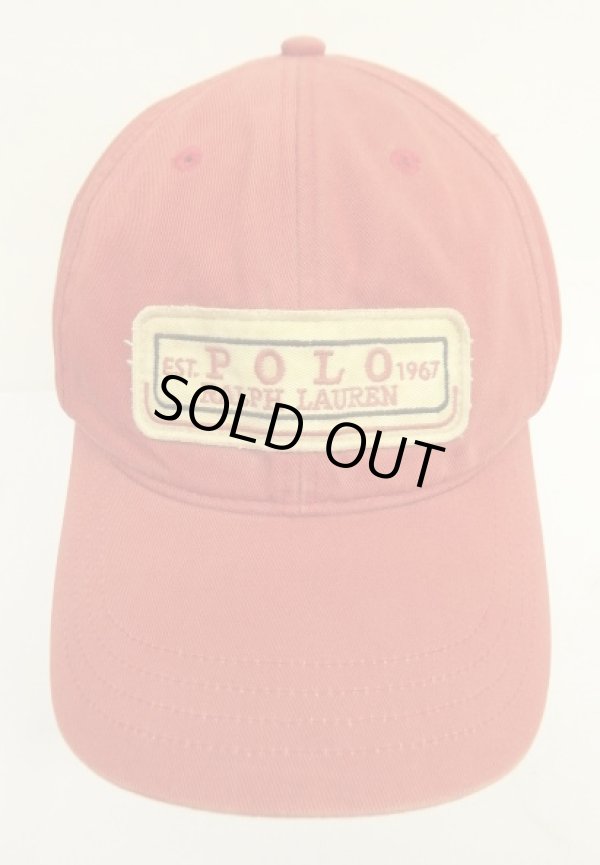 画像2: 90'S RALPH LAUREN ワッペン付き トラッカーキャップ レッド (VINTAGE)