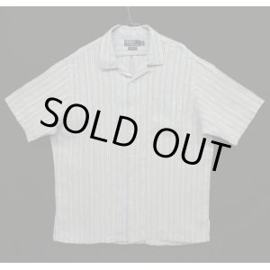 画像: 90'S RALPH LAUREN "CALDWELL"  リネン 半袖 オープンカラーシャツ ストライプ (VINTAGE)