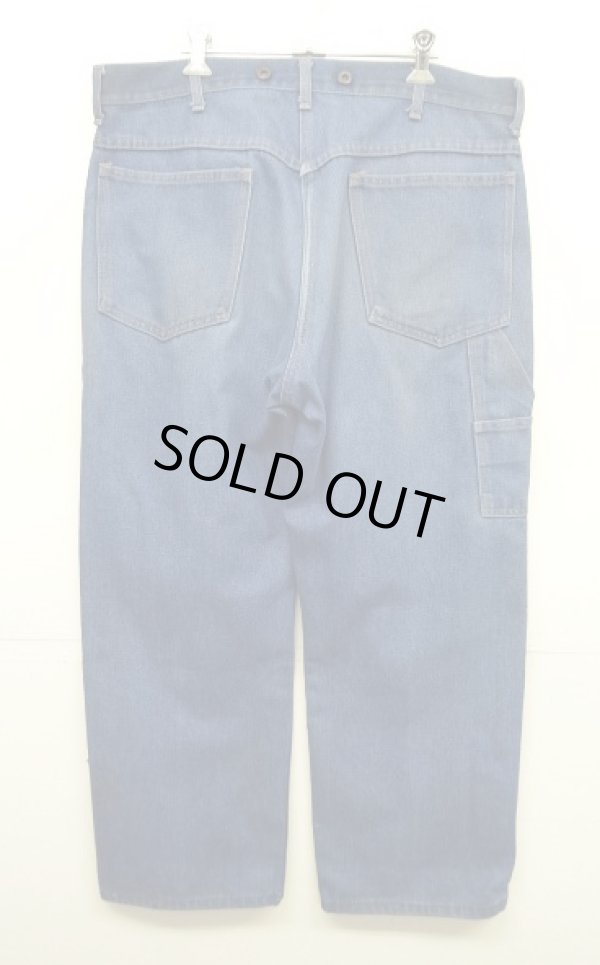 画像6: 80'S BIG MAC 月桂樹ボタン デニム ペインターパンツ インディゴ W36L29 USA製 (VINTAGE)