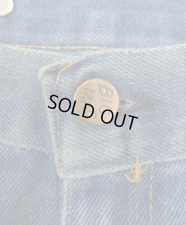 画像4: 80'S BIG MAC 月桂樹ボタン デニム ペインターパンツ インディゴ W36L29 USA製 (VINTAGE)